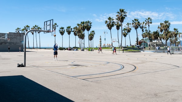 Quadra de basquete de rua