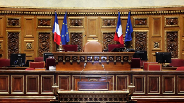 Imagem de um tribunal