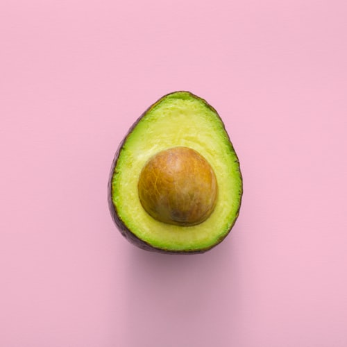 half of an avocado. 