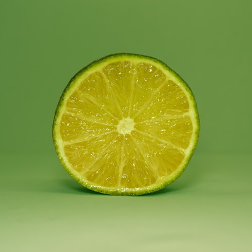 half of a lime. 