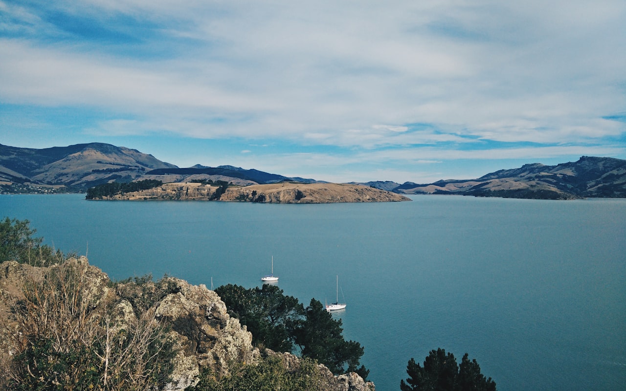 Photo of the Port Hills in Christchurch
