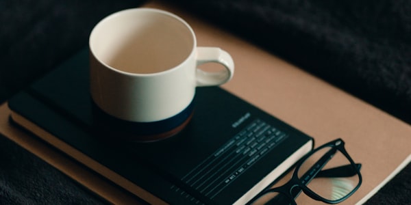 Book and cup
