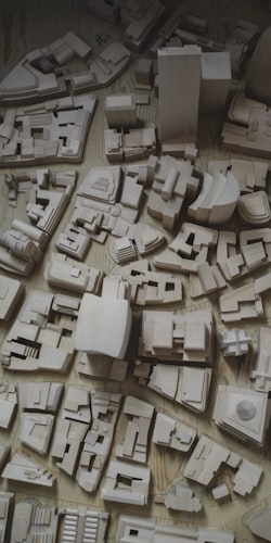 3D model of a cityscape