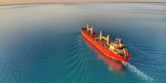 photo of an LNG ship
